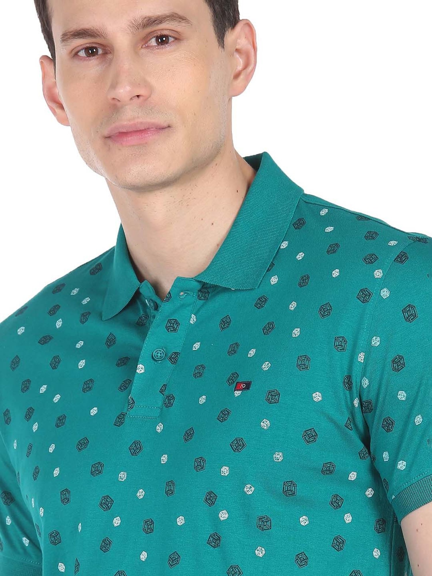 AD by Arvind Blue Polo T-Shirt