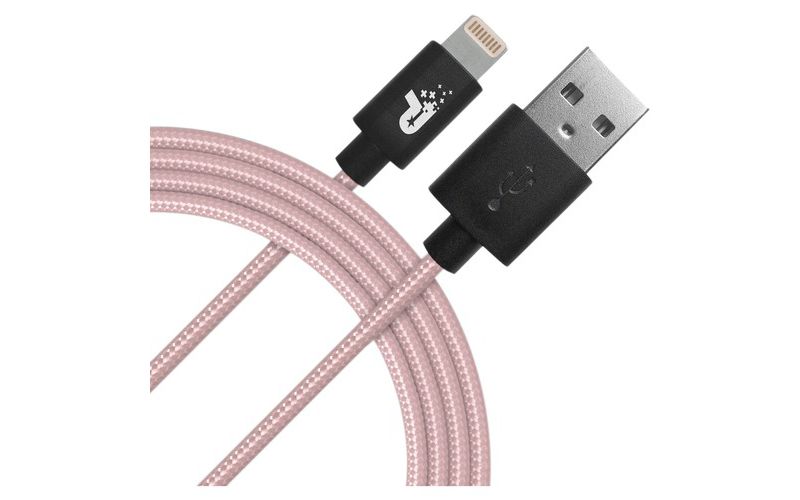 Patriot Memory Charge and Sync Lightning Woven Cable - 3.3 ft - 3.30 ft Lightning/USB Data Transfer/Power Cable for iPhone, iPod, iPad