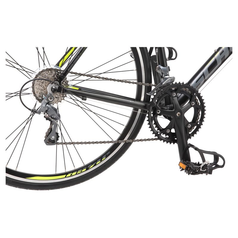 Schwinn Men's Phocus 1600 700c/28" Drop Bar Road Bike - Black