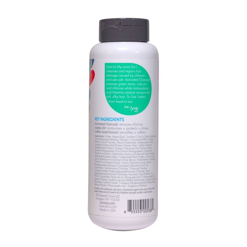 SoCozy Swim 3-in-1 Shampoo + Conditioner + Body Wash - 10.5 fl oz