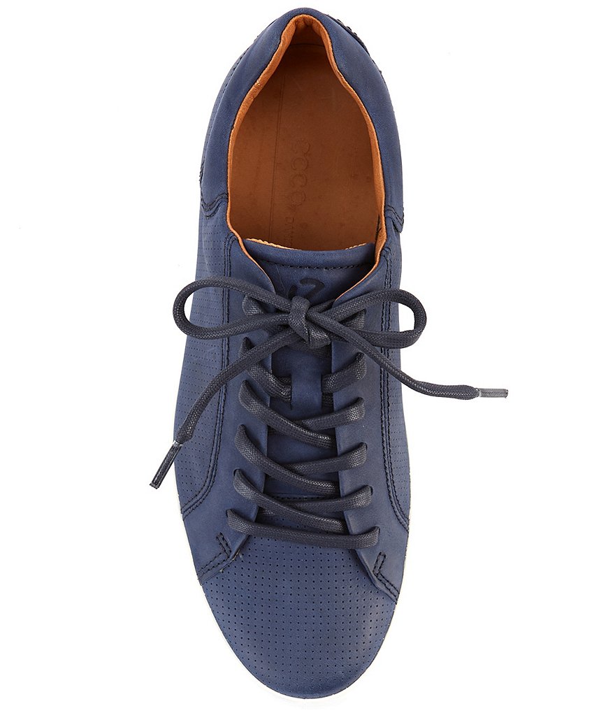 ECCO Men's Soft 7 Street Lace-Up Perforated Sneakers