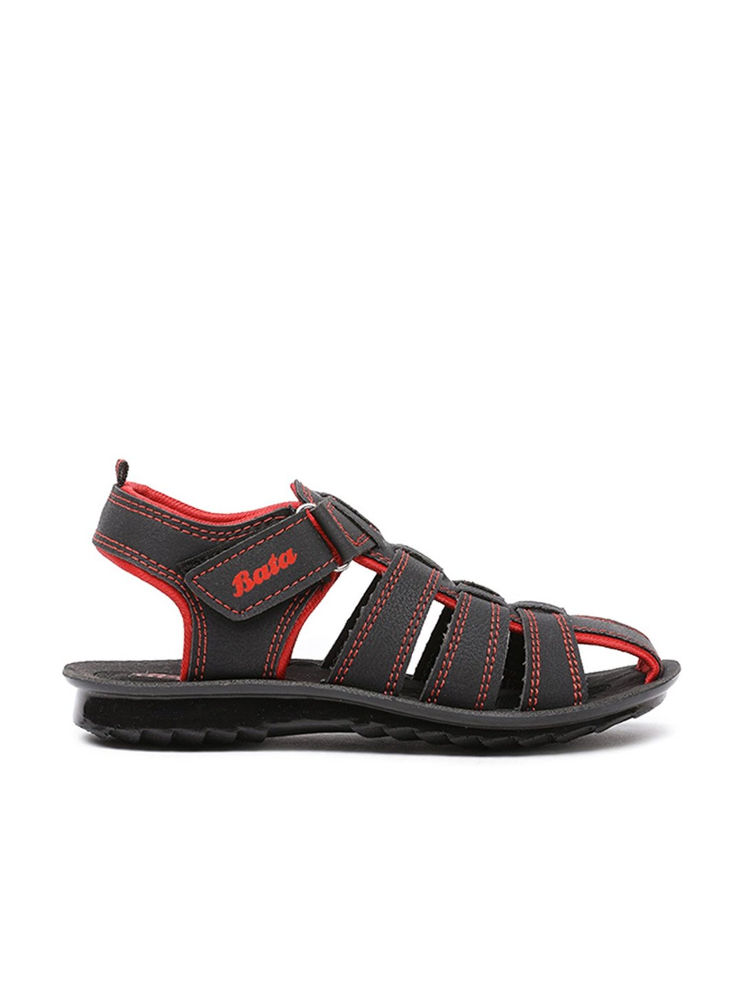 Bubblegummers by Bata Kids Black Fisherman Sandals