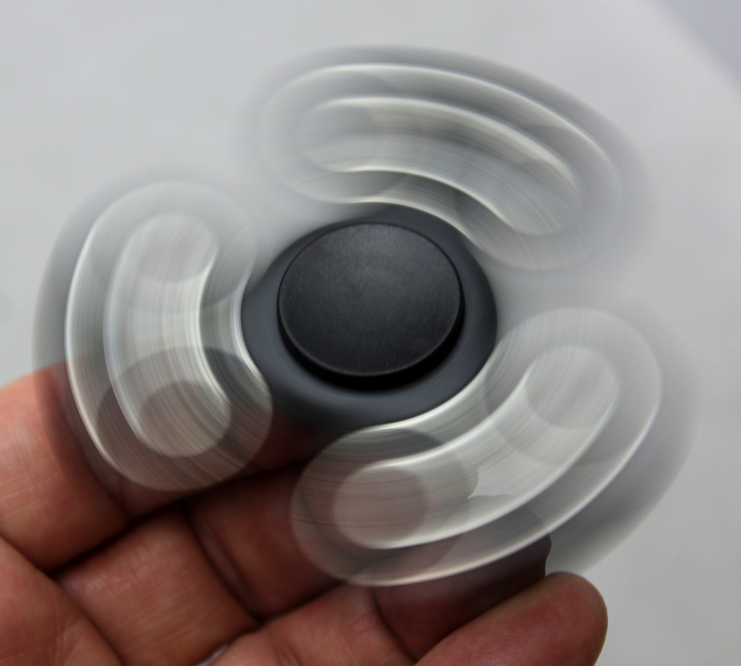 4pk Hand Spinner Tri Fidget Steel Toy EDC Stocking Stuffer 8 Colors USA STOCK