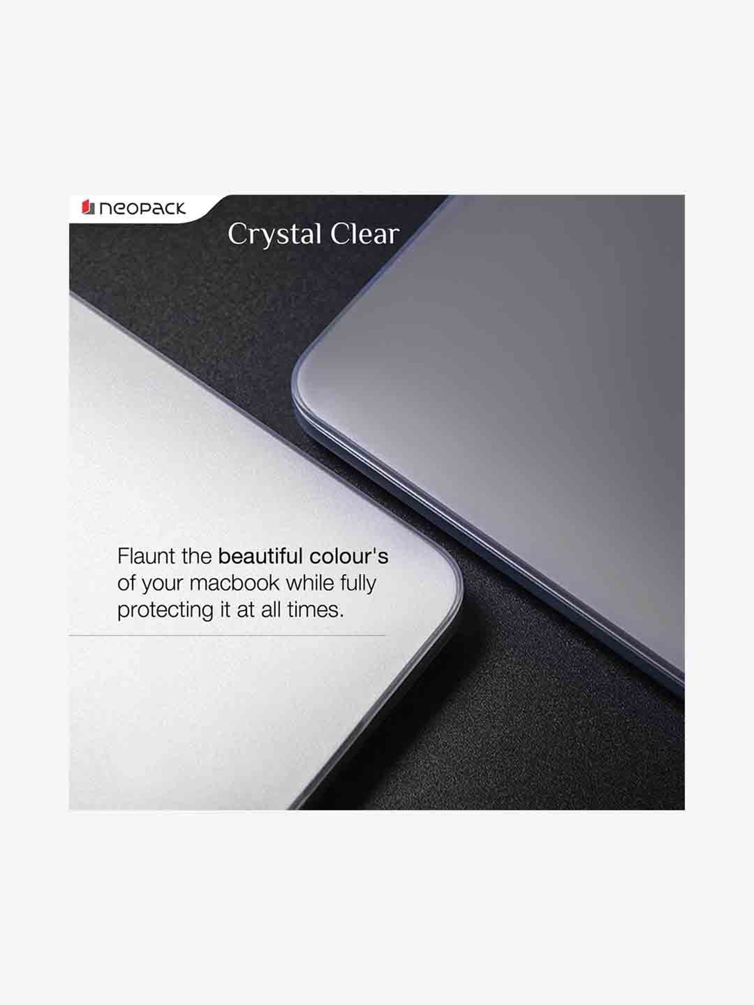 Neopack iShield Hard Shell Case for New MacBook Pro 16 Inch (Crystal Clear)
