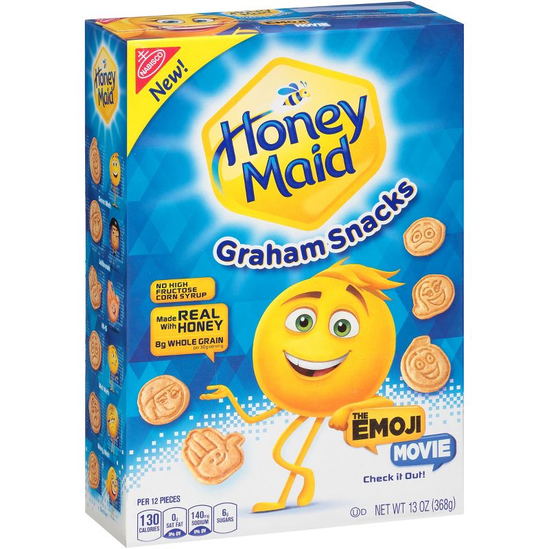 Honey Maid Graham Snacks The Emoji Movie - 13oz