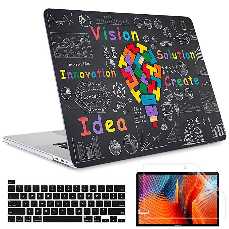 for MacBook Pro 16 Inch Case A2141 2019 Release,Soft Touch Hard Case Shell Cover for Apple MacBook Pro 16&rsquo;&rsquo; with Touch Bar and Touch ID, idea Concept