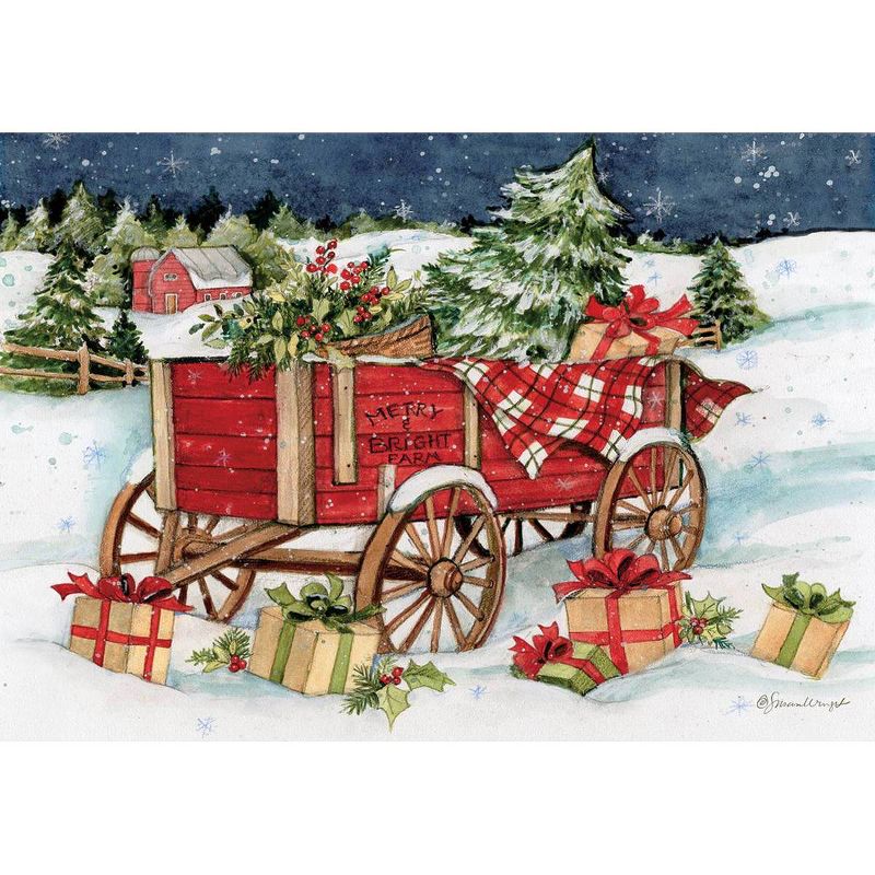 12ct Snowy Delivery Boxed Christmas Cards