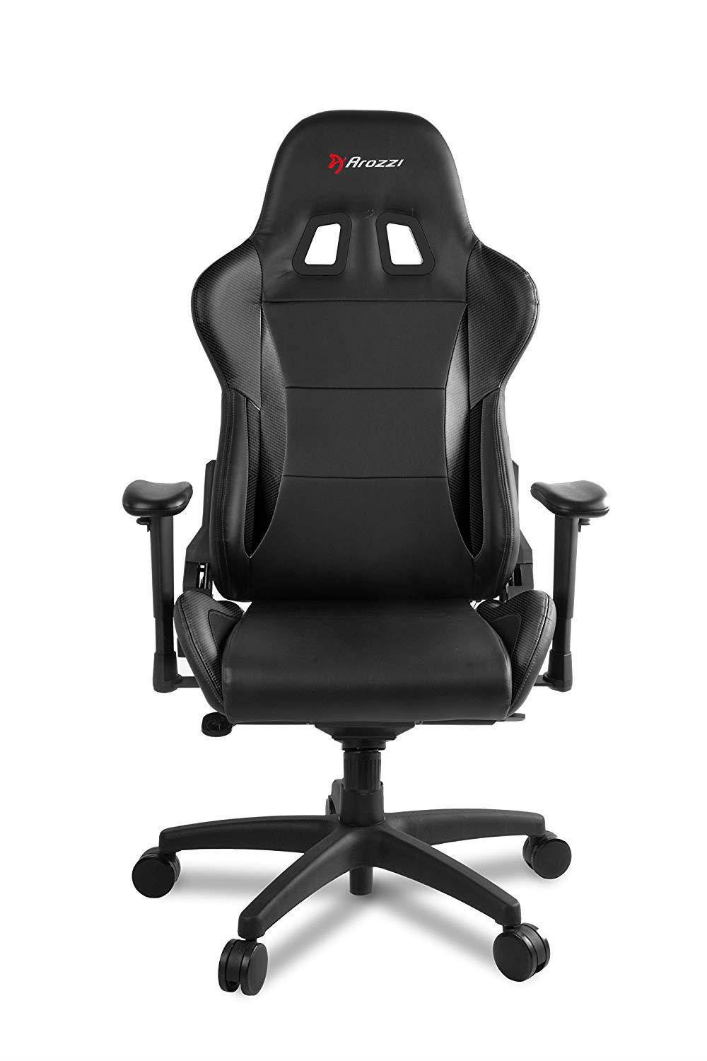 Arozzi Verona Pro V2 Premium Racing Style Gaming Chair with High Backrest Black