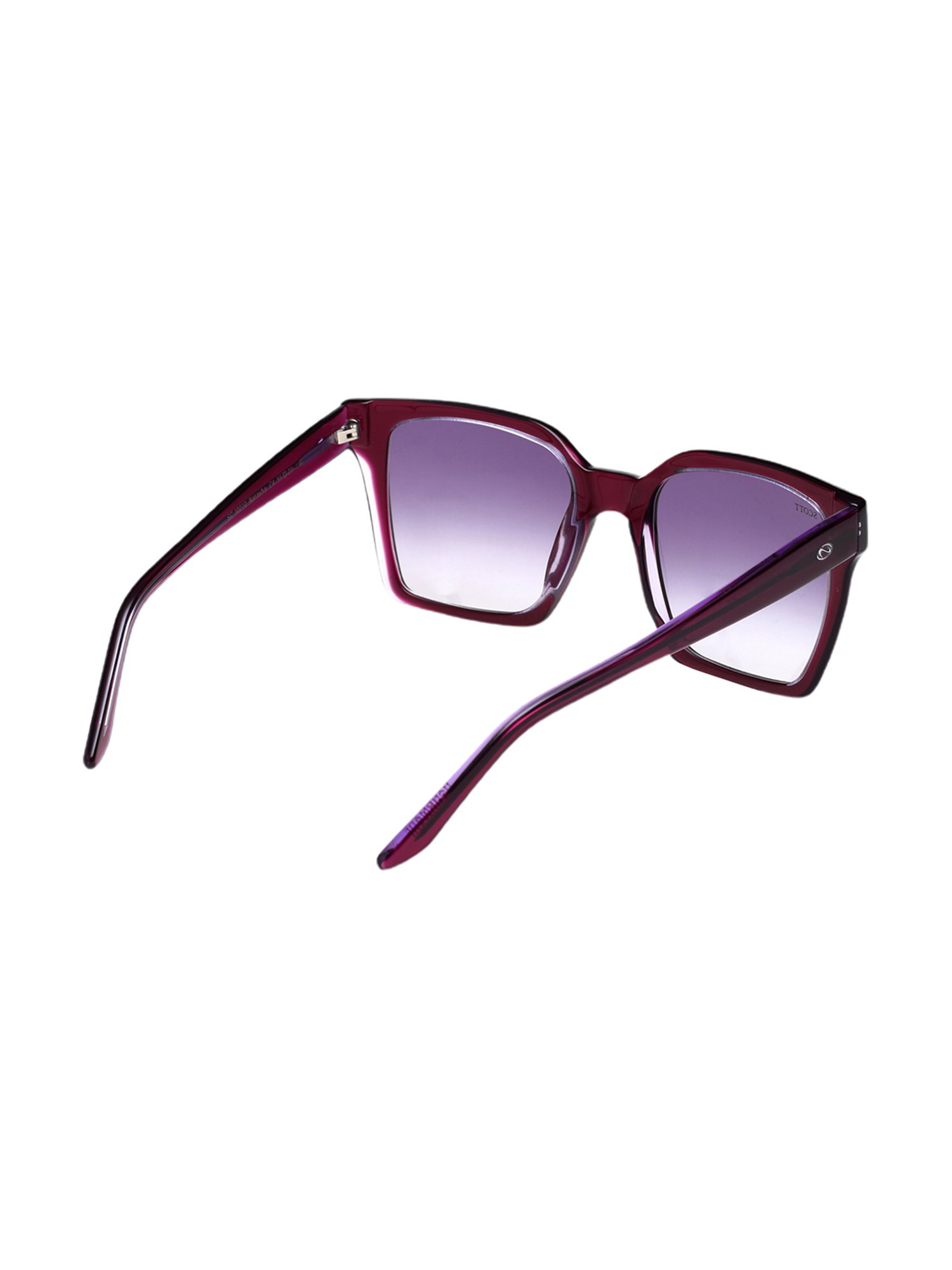 Scott Light Violet Square Sunglasses for Women