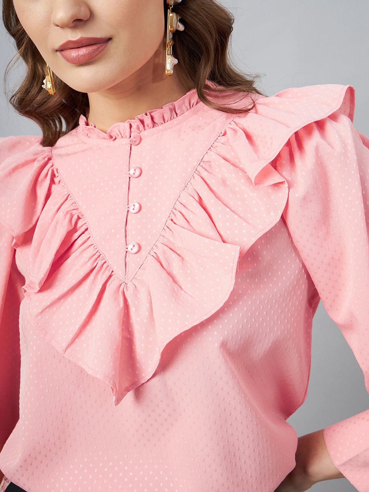 Marie Claire Pink Top