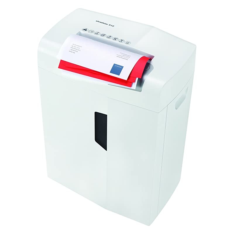 shredstar X12 CrossCut Shreds Up to 12 Sheets 61Gallon Capacity Shredder White