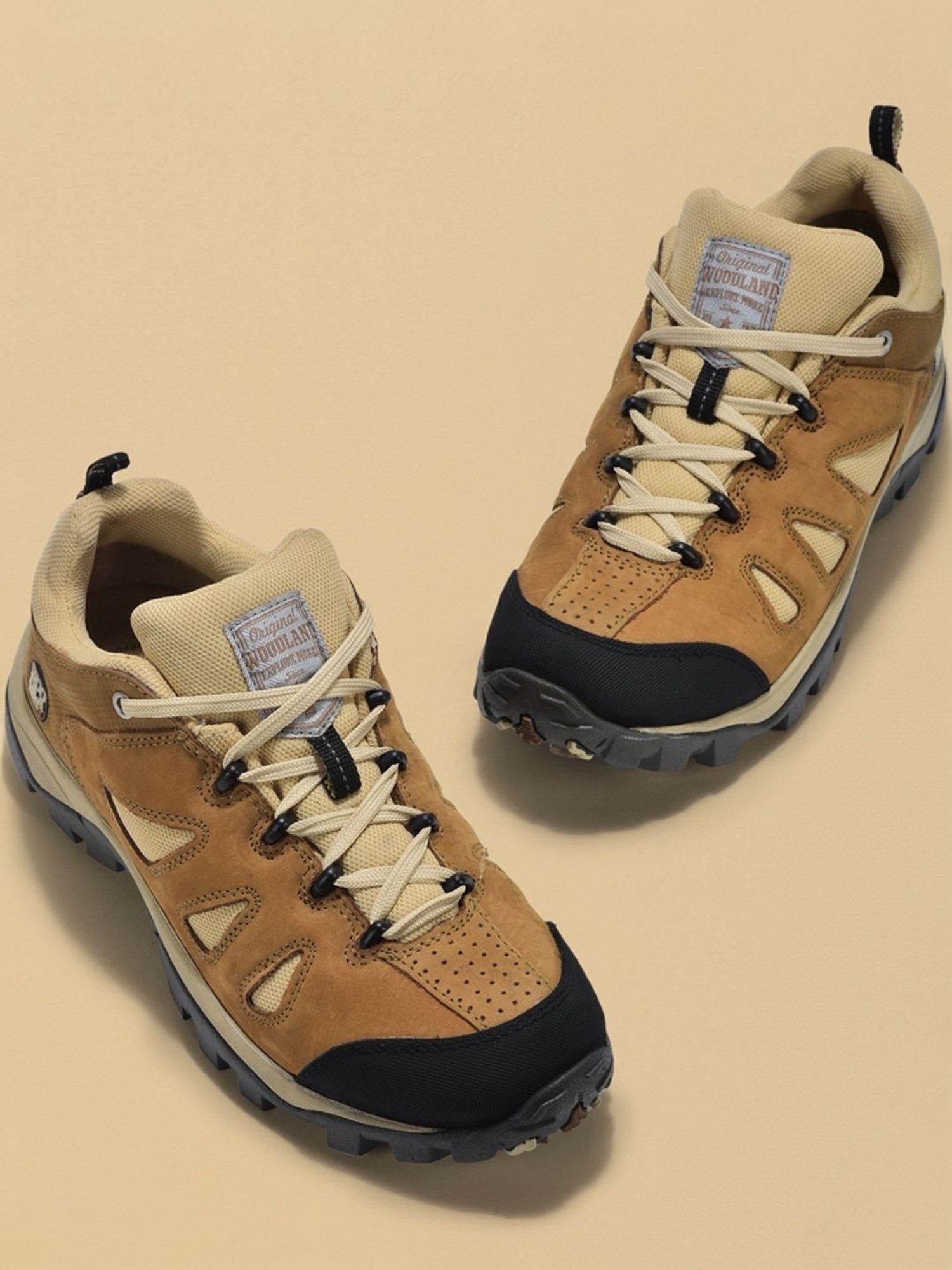 Woodland Men's Camel Outdoor Shoes