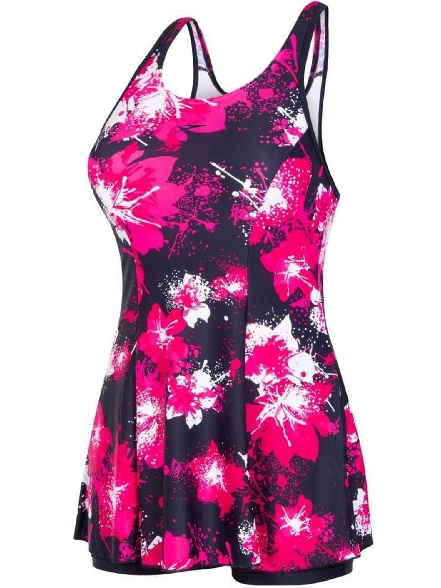 Speedo Pink Printed Swimsuit