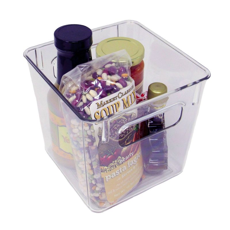 Dial 2pc Set of Clear Square Bins