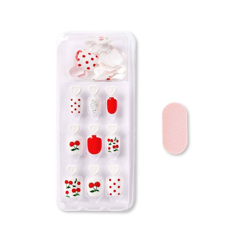 Ardell Nail Addict Blush False Nails Geometric Crystals - 24ct