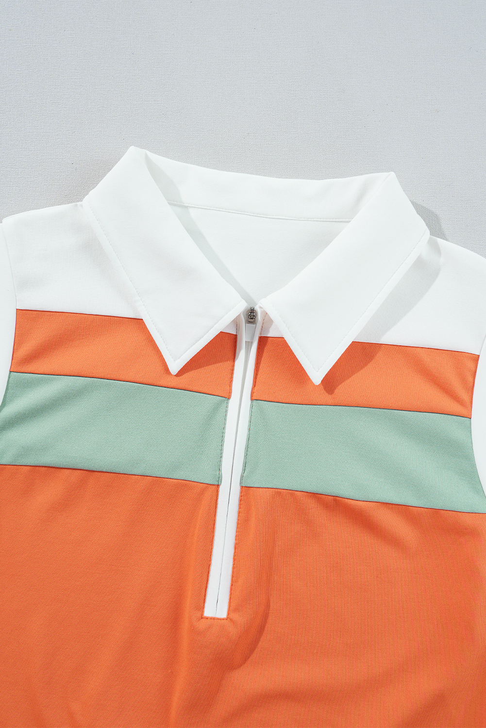 White Frill Mock Neck Sleeveless Tiered Floral Dress