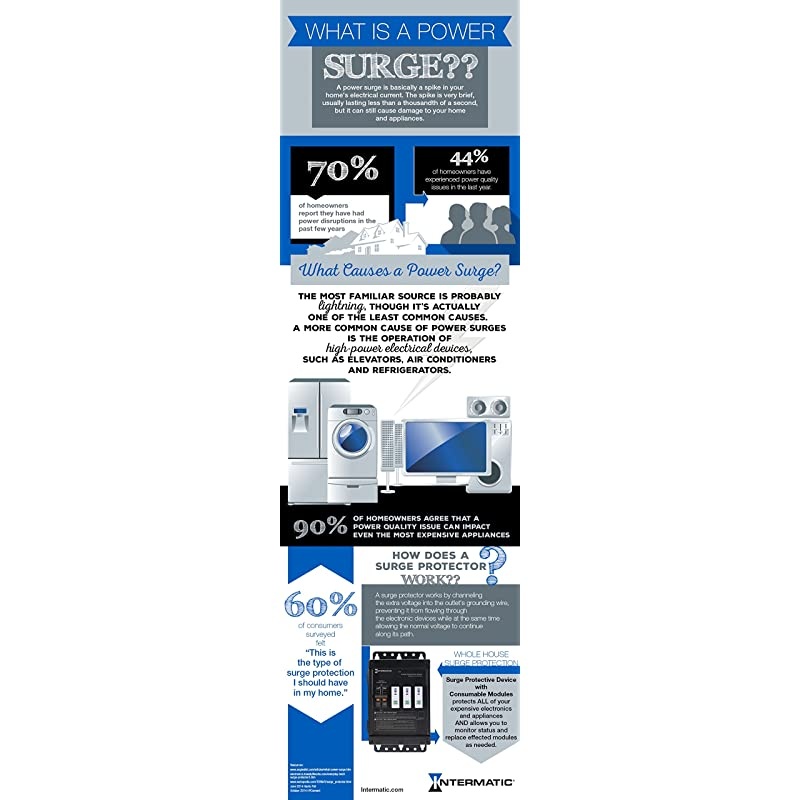 Smart Guard IG2240-IMSK Whole Home Surge Protector,Black