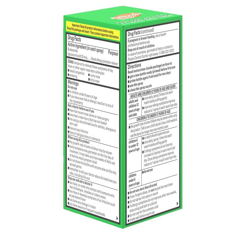 Rhinocort 24 Hour Allergy Relief Nasal Spray - Budesonide - 0.285 fl oz