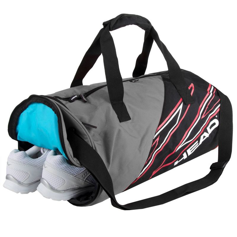 HEAD Stamina Duffel Bag - Gray/Black