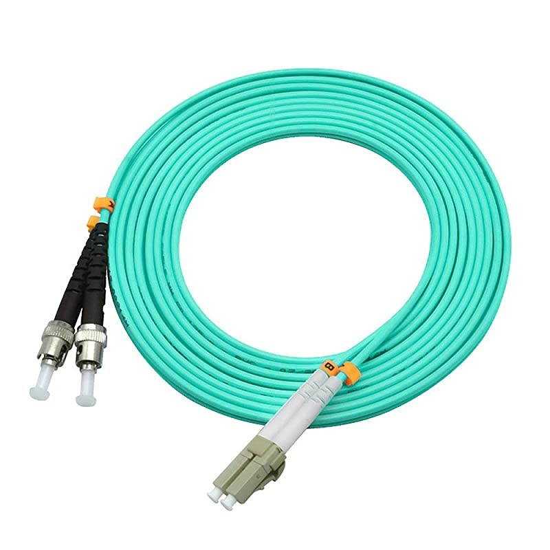 10 Meters 33ft LC to ST Duplex 50125 10G OM3 MultiMode Fiber Optic Cable Jumper Optical Patch Cord LCST