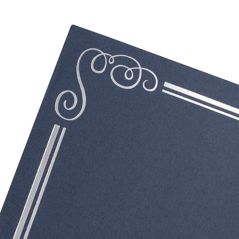 Geographics Certificate/Document Cover 12 1/2 x 9 3/4 Metallic Gray 6/Pack 47400