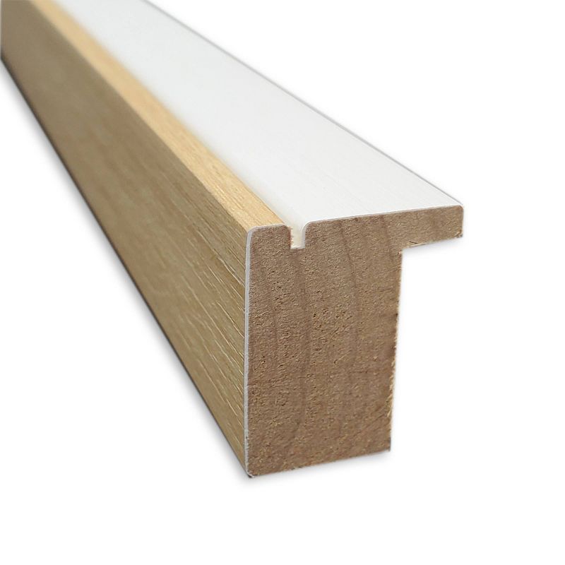 15"x51" White Full Length Over The Door Mirror White - Patton Wall Decor