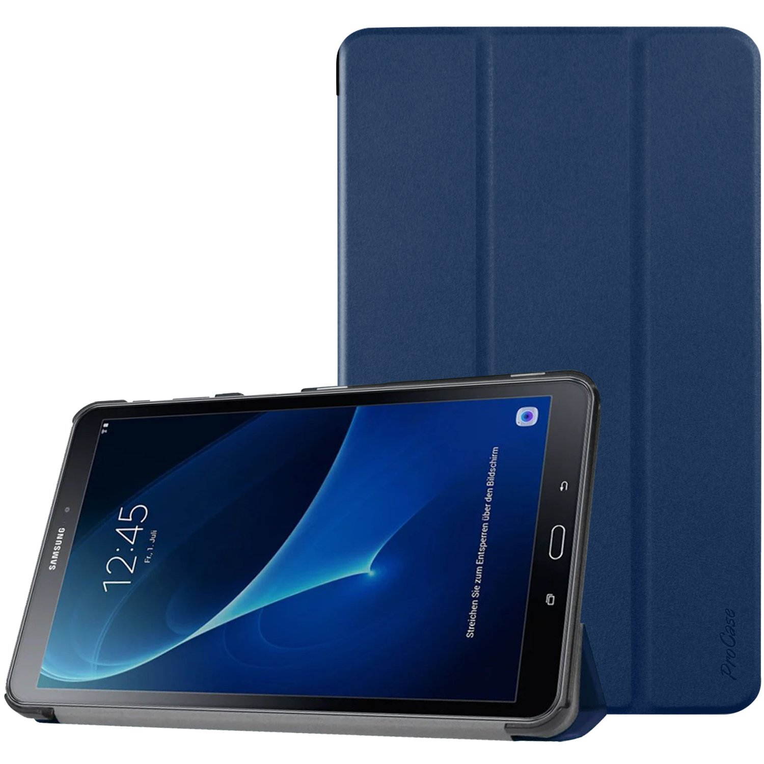 ProCase Galaxy Tab A 10.1 with S Pen Case SM-P580 2016 Old Model, Slim Smart Cover Stand Folio Case for Galaxy Tab A 10.1 Inch Tablet S Pen P580 2016 -Navy Blue