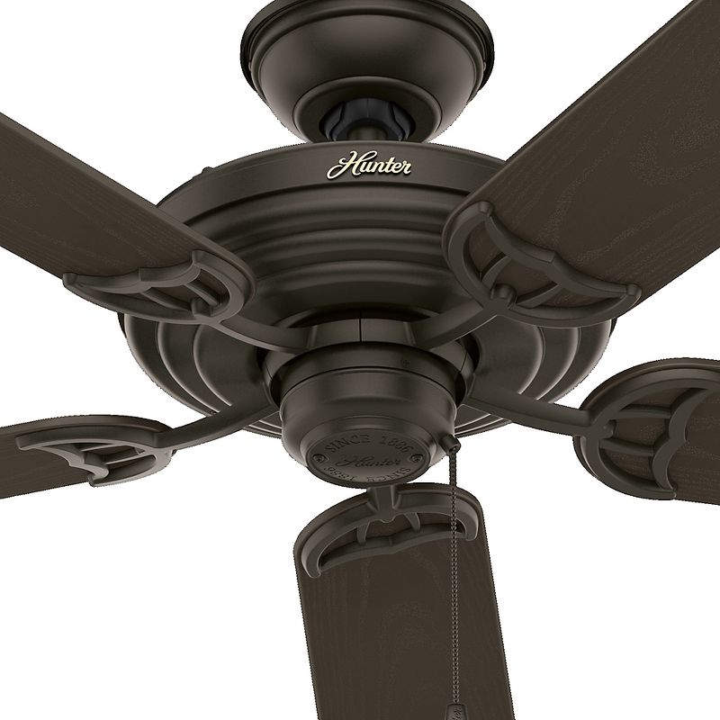 52" Sea Air Wet Rated Ceiling Fan Bronze - Hunter