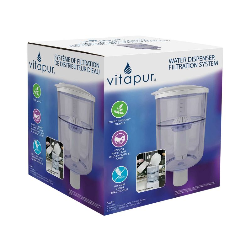 Vitapur Water Dispenser Filtration System - White