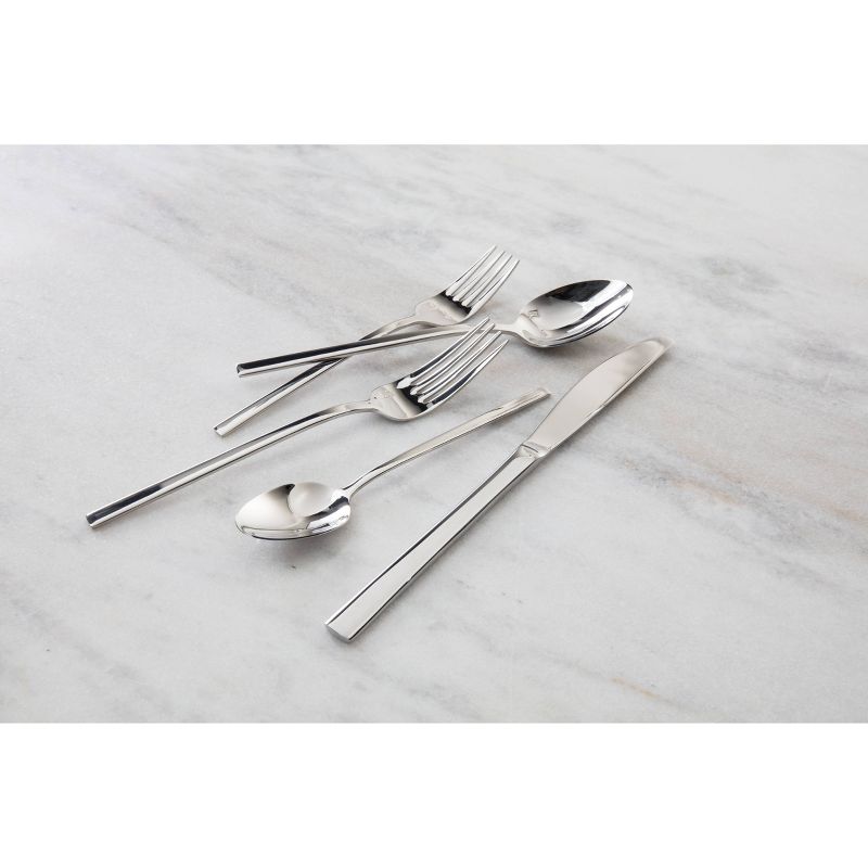 42pc Stainless Steel Theo Silverware Set - Fortessa Tableware Solutions