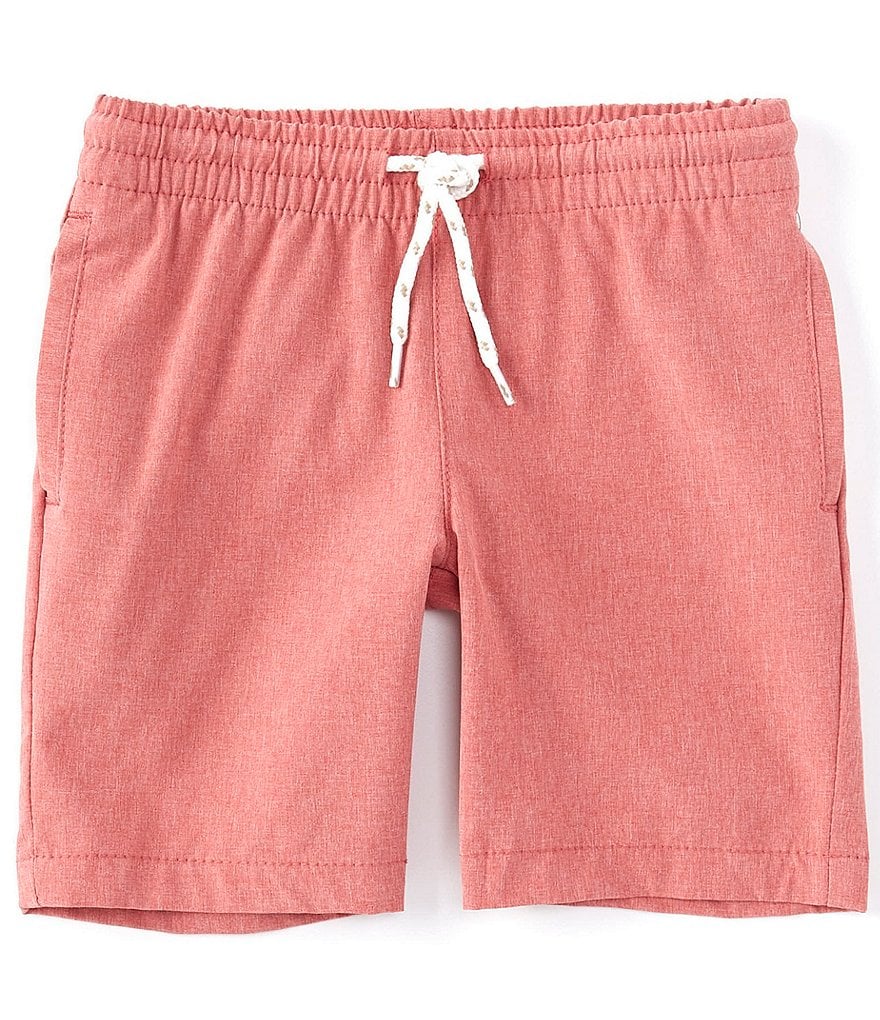 First Wave Little Boys 2T-7 Pull-On Crosshatch Synthetic Shorts
