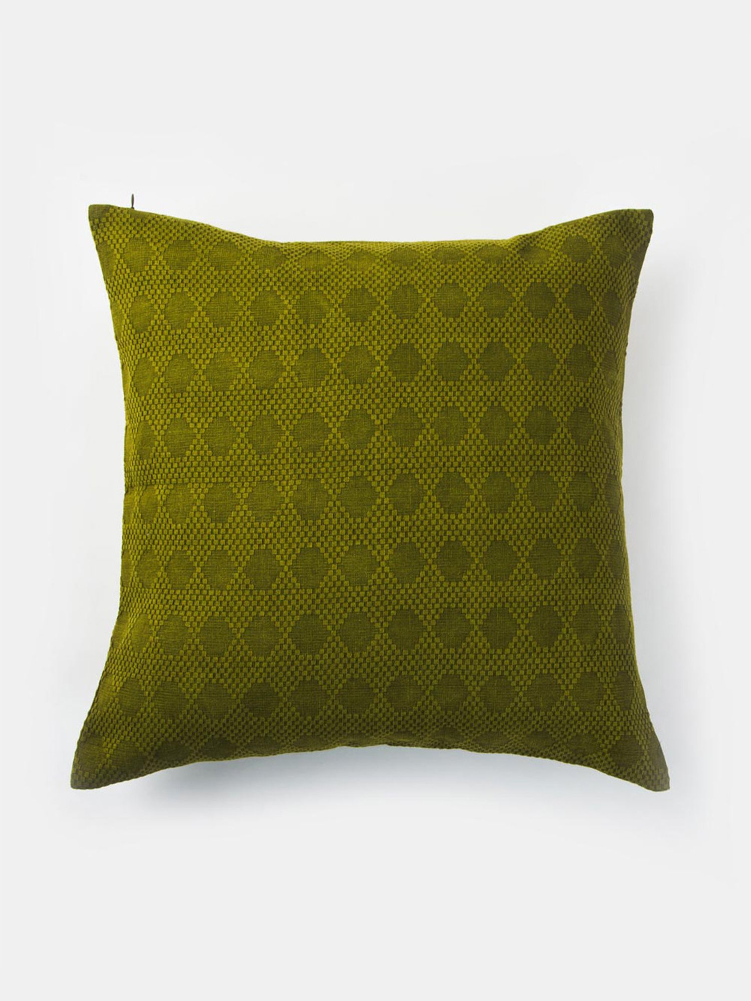 Fabindia Green Cotton 96 TC 270 GSM Cushion Cover