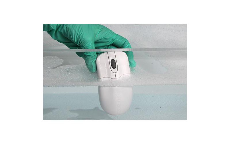 Seal Shield Silver Storm Wireless Medical Mouse - AES128 Encryption - Optical - Wireless - Radio Frequency - 2.40 GHz - White - USB - 1000 dpi