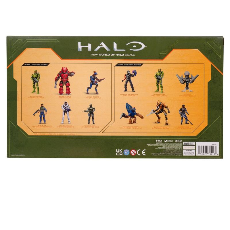 HALO Heroes & Villians Spartan Action Figure 3pk