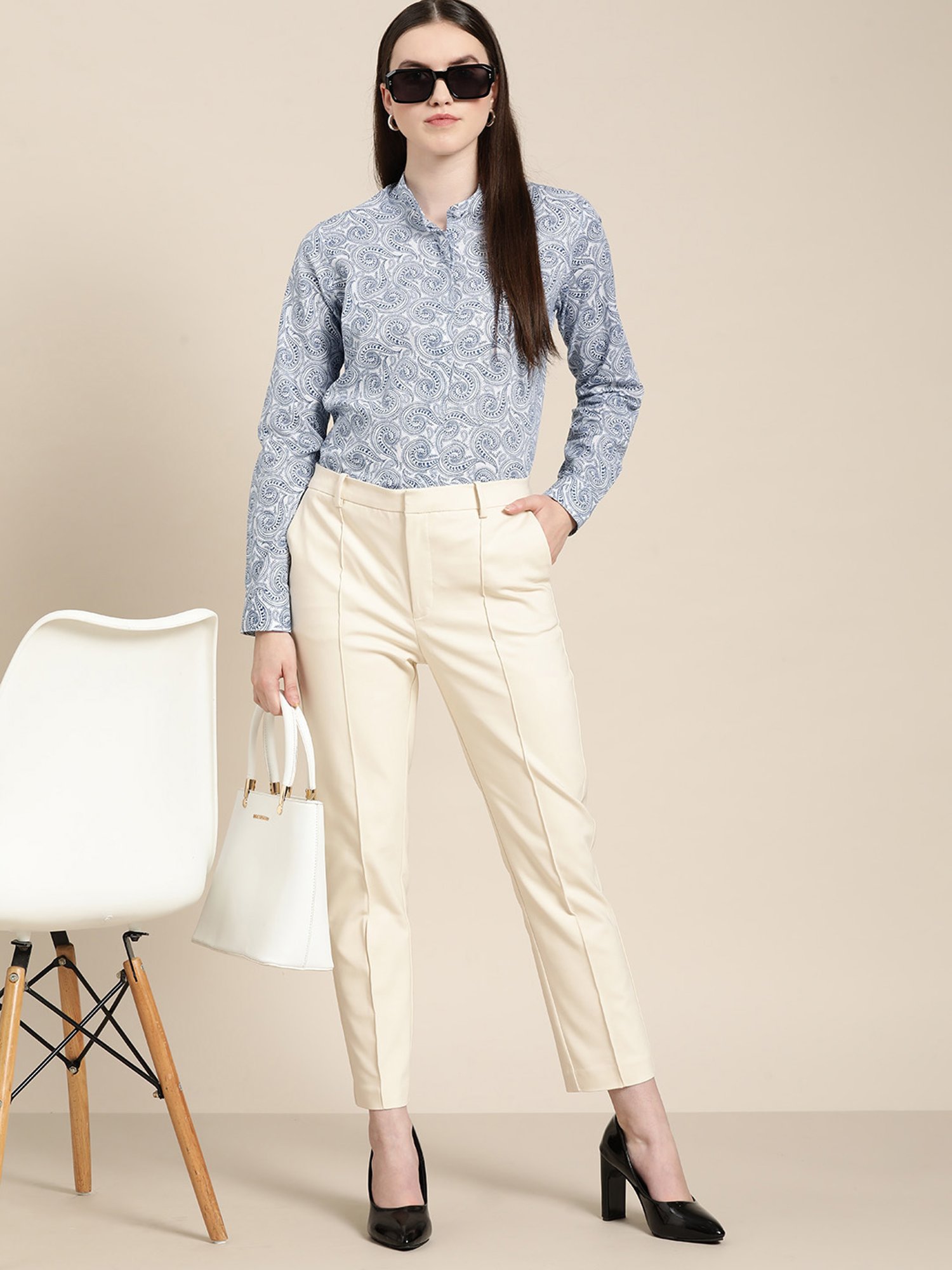 Van Heusen Maroon Plain Formal Shirt