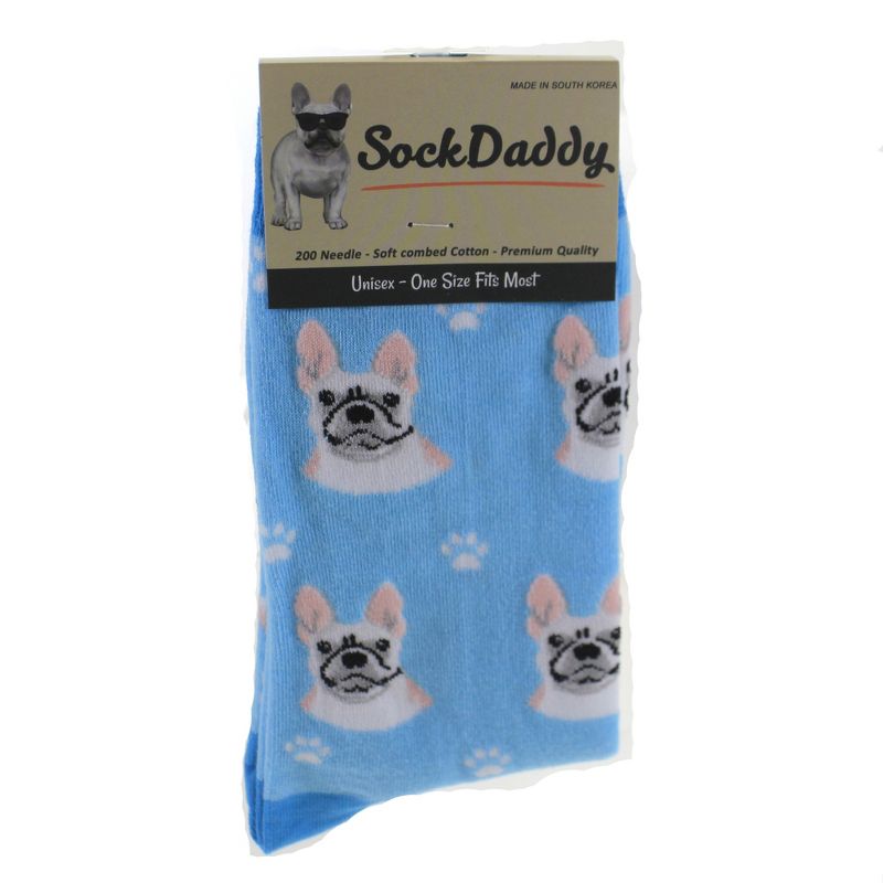Novelty Socks 15.25" French Bulldog Socks Premium Cotton Quality E & S Pet  -  Socks