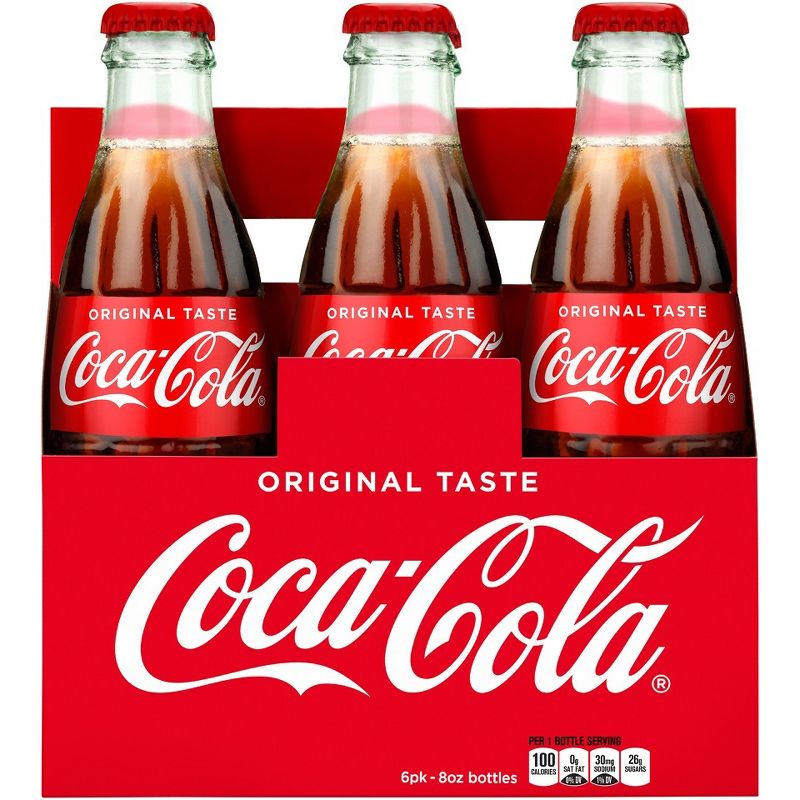 Coca-Cola Soda - 6pk/8 fl oz Glass Bottles