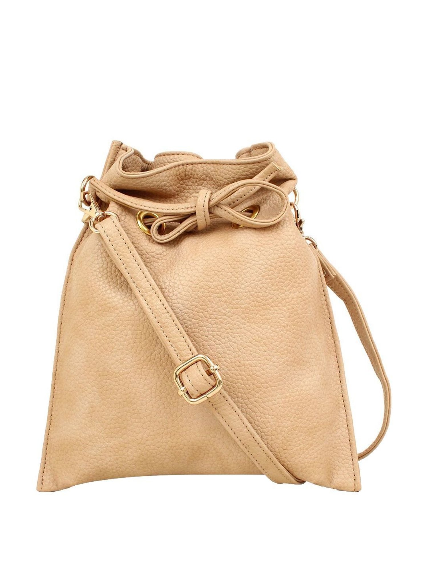 Spice Art Beige Solid Potli