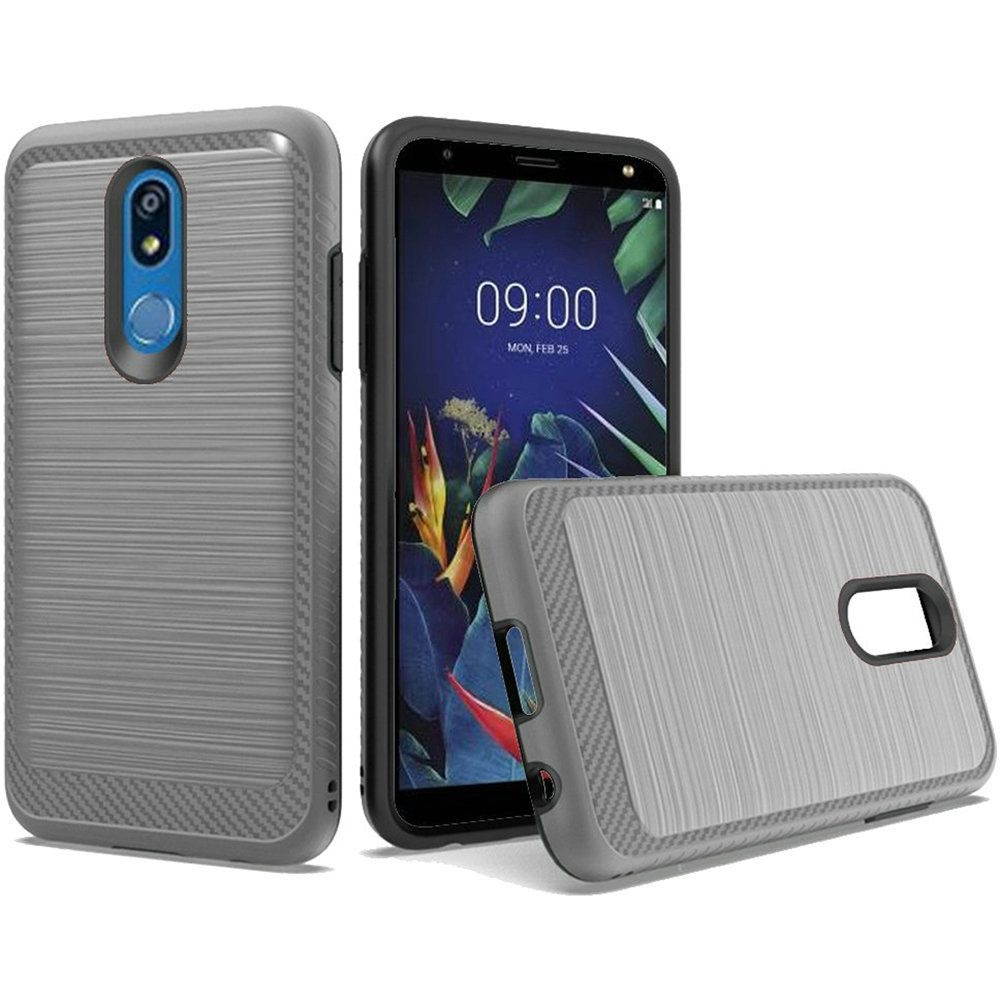 LG Solo LTE Slim Brushed   Case Armor Grip Cover