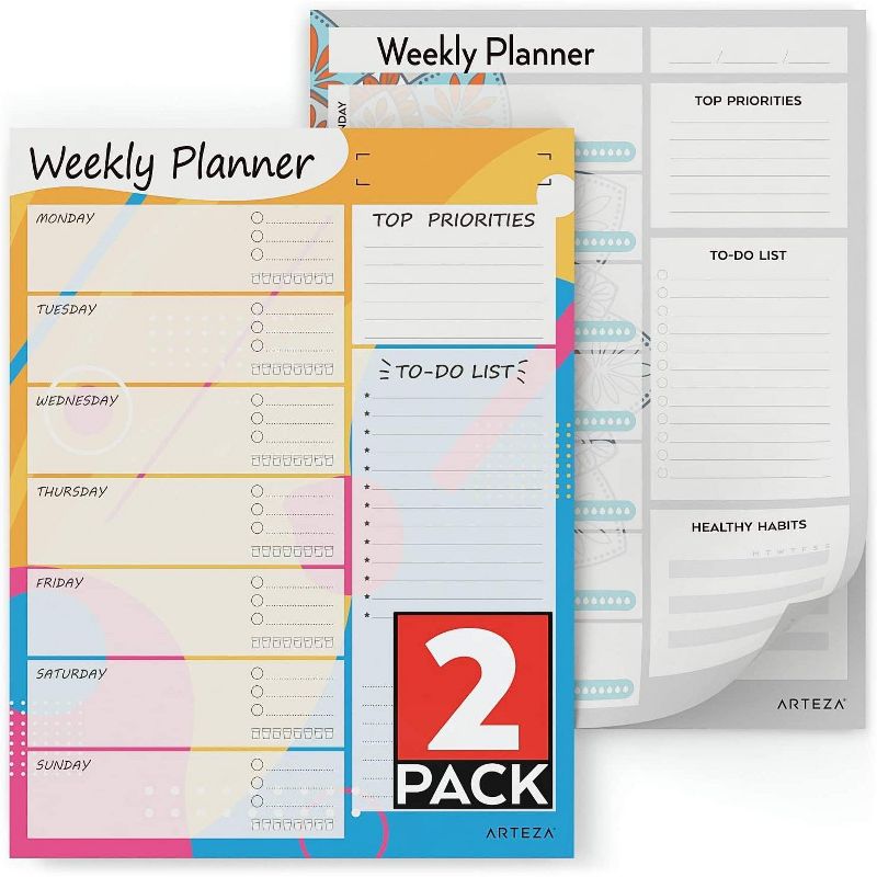 2021-22 Academic Planner 8.5" x 11" Flexible Cover Weekly/Monthly Wirebound Rose - The Home Edit