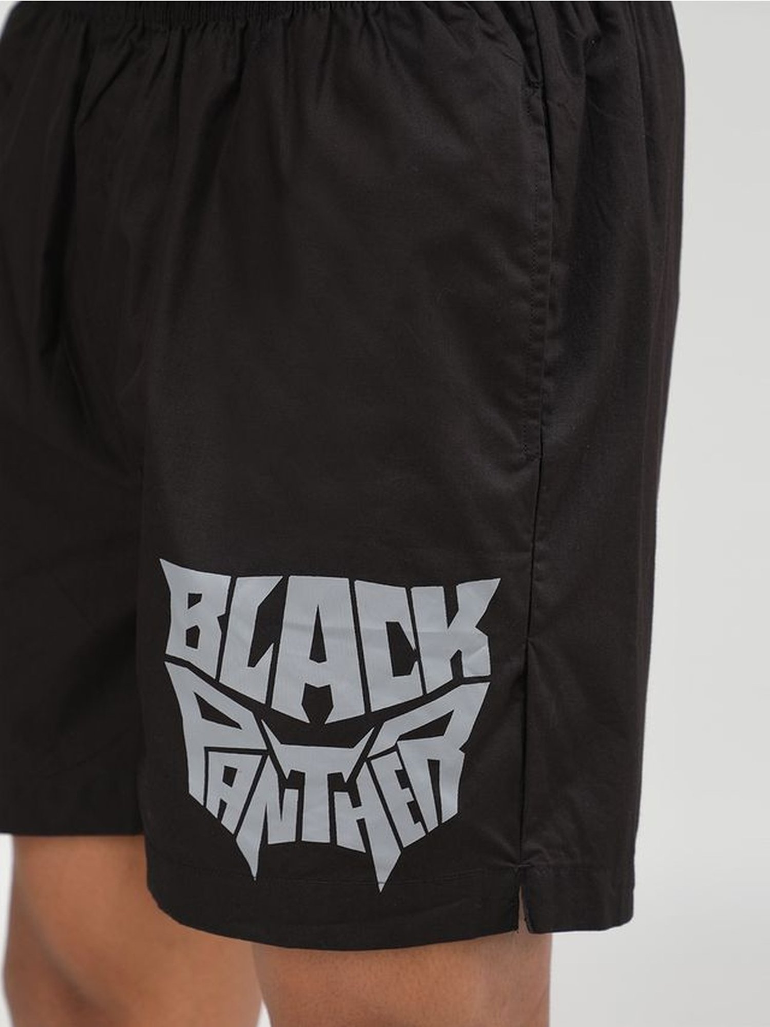 Zoiro Black Cotton Regular Fit Printed Boxers