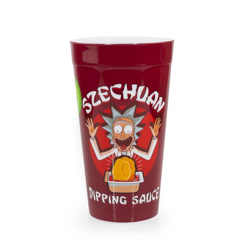 Just Funky Rick and Morty Collectable Szechuan Dipping Sauce Plastic Cup