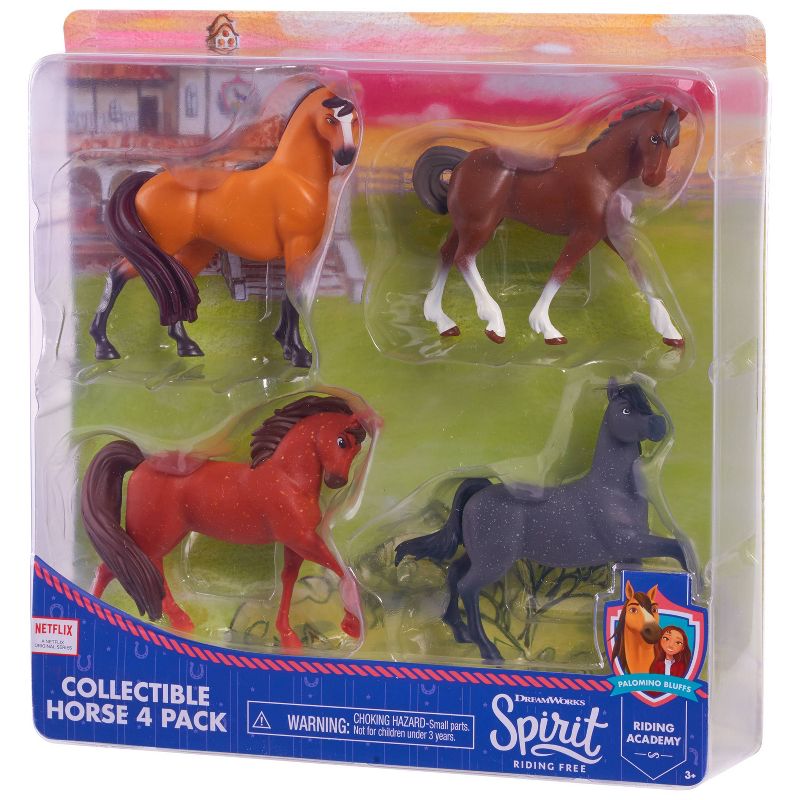 Spirit Riding Free Collectible Horse 4 Pack