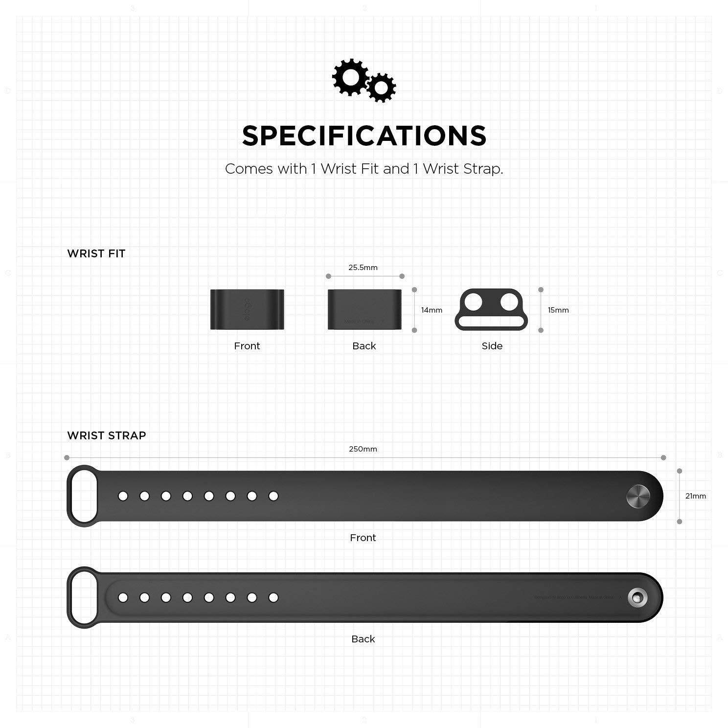 elago AirPods Wrist Fit - [Durable AirPods Holder + Strap][Apple Watch Compatibility][Portability][Non-Toxic] - for Apple AirPods