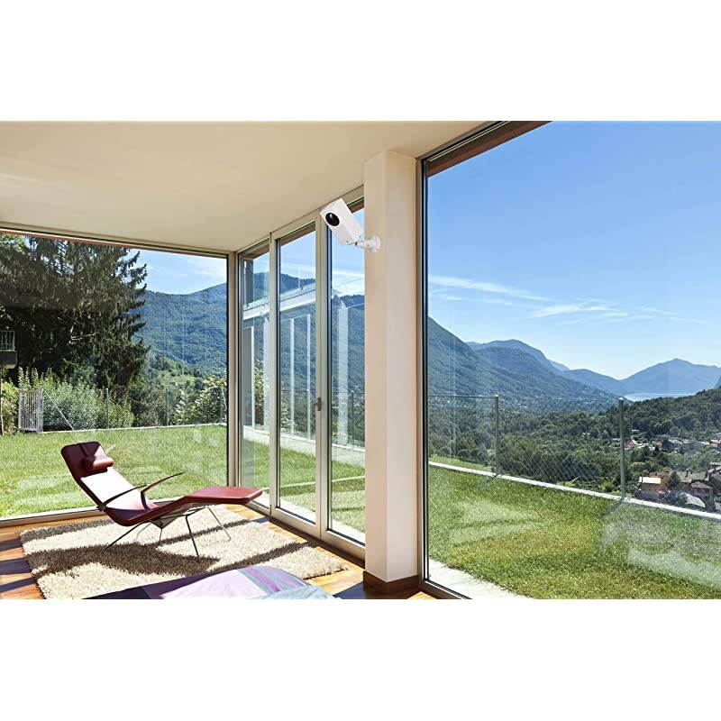 Adjustable Metal Mount with Universal Screw Compatible with Wyze Cam Pan Extra Flexibility for Your Wyze Cam Pan 2Pack White