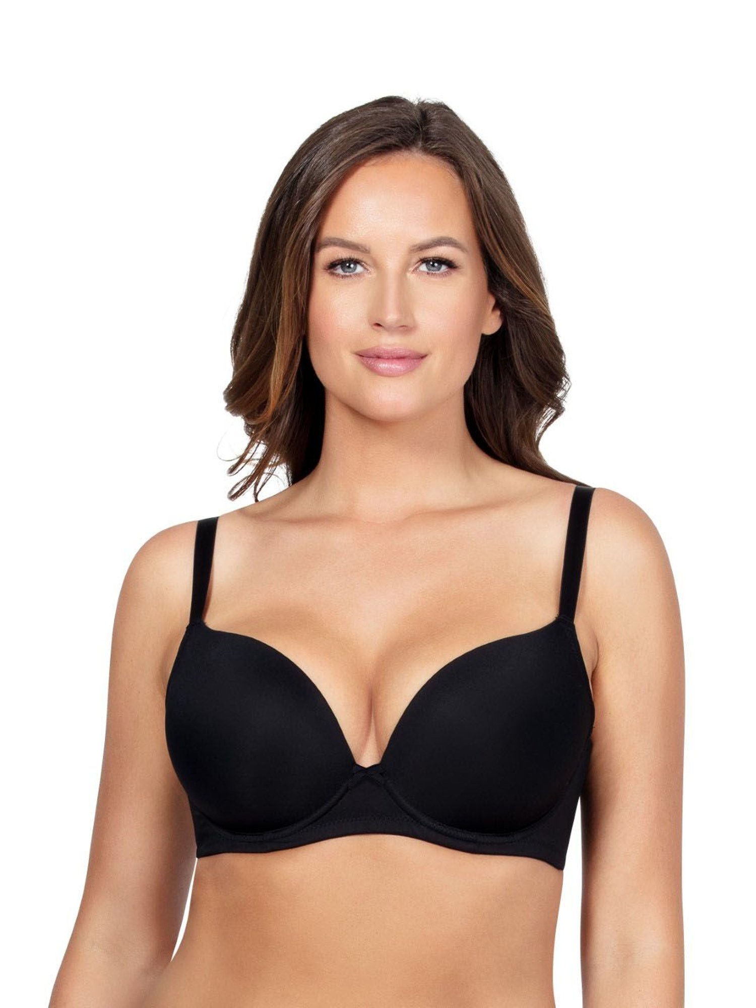 PARFAIT Black Under Wired Padded Plunge Bra
