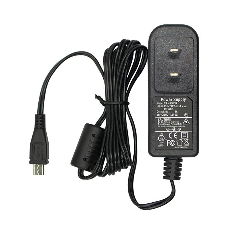 5V 2A Micro USB Power Supply Adapter for Security Camera Raspberry Pi and More