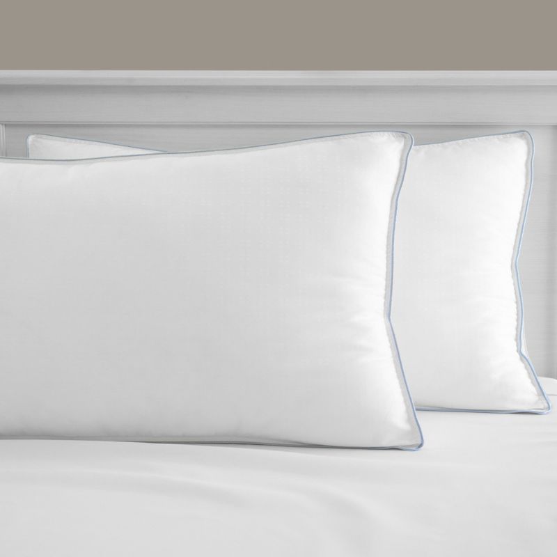 Downlite Soft White Goose Down Hypoallergenic Pillow &ndash; Perfect for Stomach Sleepers Standard