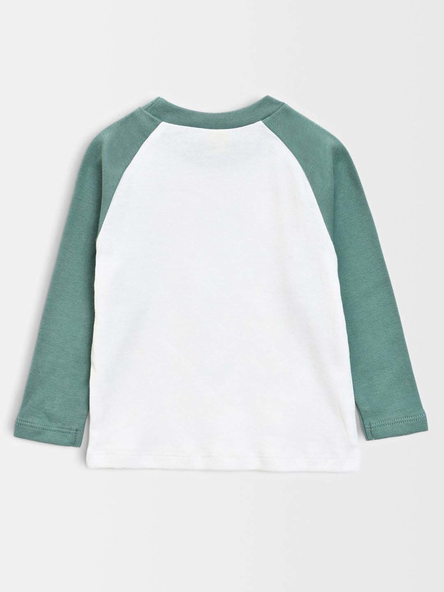 MiArcus Kids PEANUTS WINSOME White & Blue Cotton Printed Full Sleeves T-Shirt