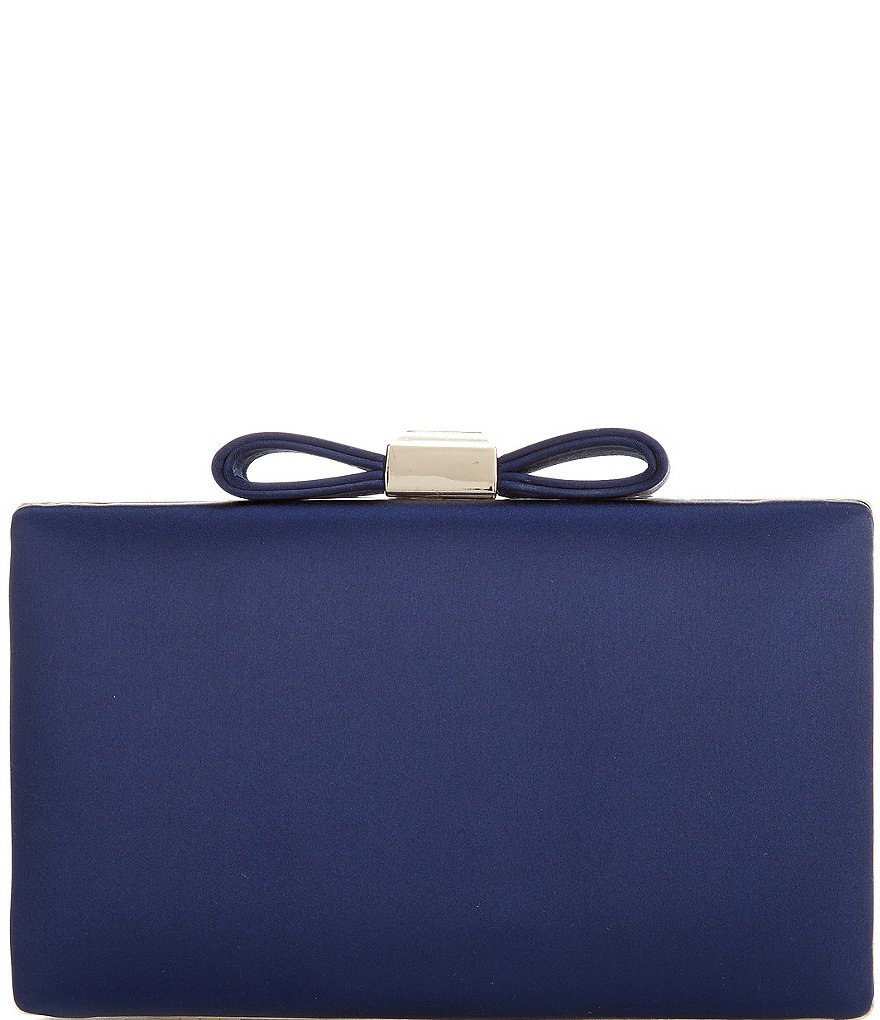 Kate Landry Satin Buckle Clutch Bag
